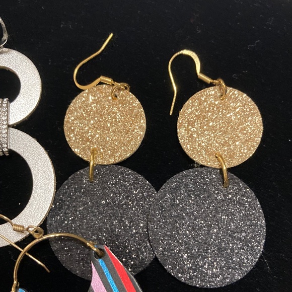 Leather Earrings Set - Picture 3 of 5